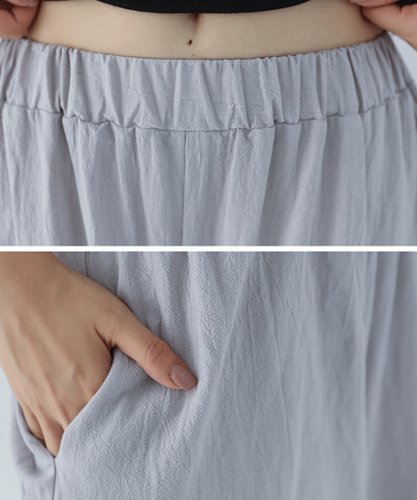 linen wide pants / 12color　hm2936