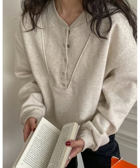 pullover sweat tops / 3color　hm2031