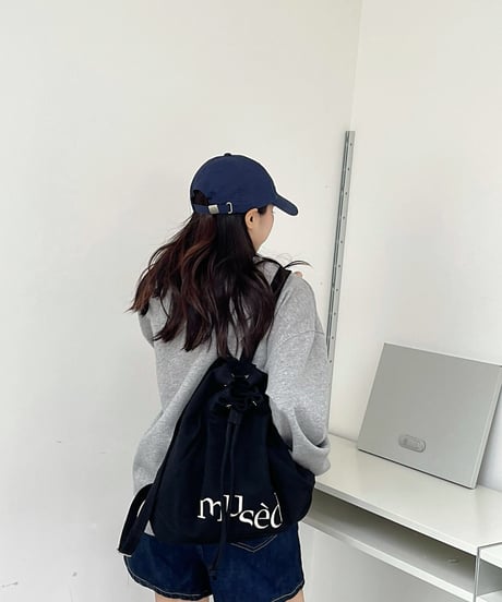 casual logo knapsack  / 4color　hm1998