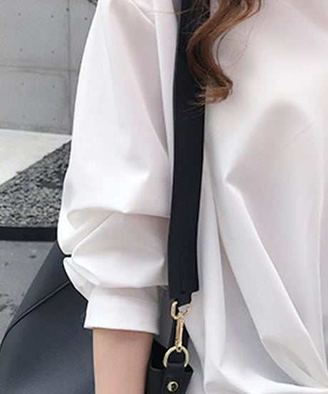 twist chiffon blouse / 3color　hm2896
