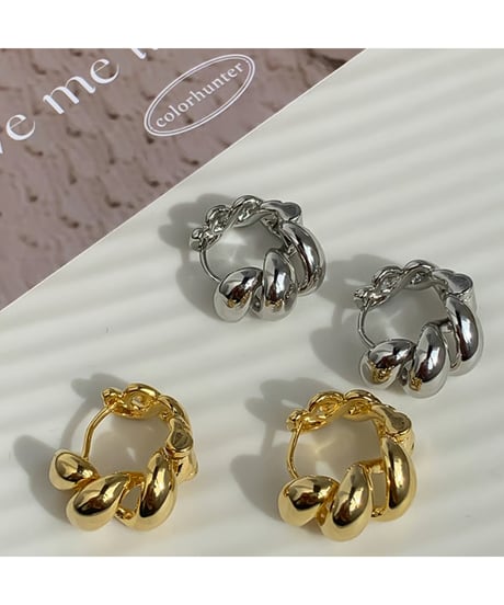 crowdy ring pierce / 2color　hm1556