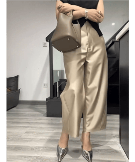 smooth tapered pants / 2color　hm2932