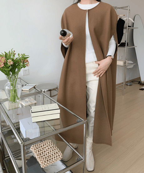 elegant cape coat / 3color　hm2591