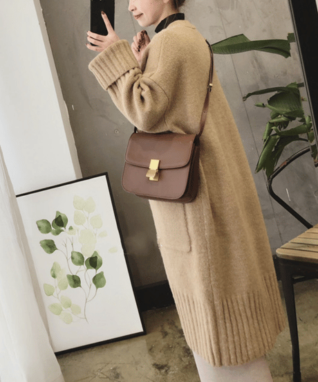 oversized long cardigan / 4color　hm2701