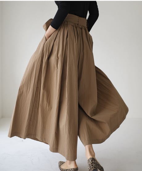 ribbon gaucho pants / 3color　hm1667