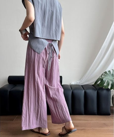 wide flare pants / 3color　hm2406