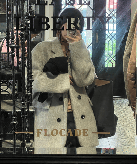shaggy wool coat　hm1186