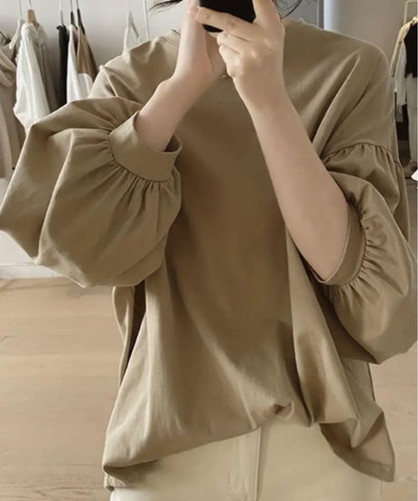lantern sleeve top / 4color　hm1679