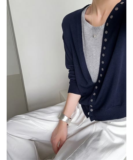 knit cardigan＆camisole / 3color　hm2561