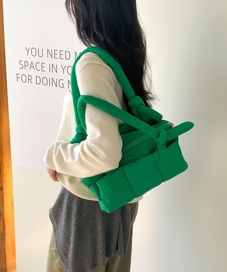patted shoulder bag / 4color　hm2034