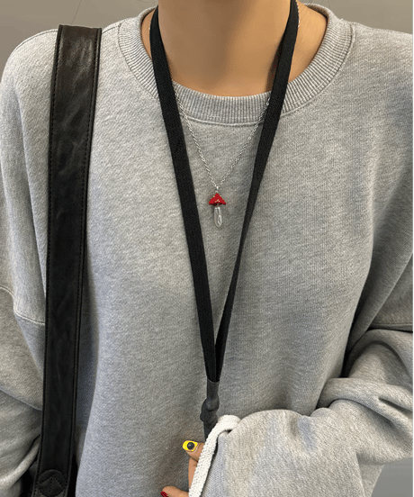 oversized cotton sweatshirt / 2color　hm1906