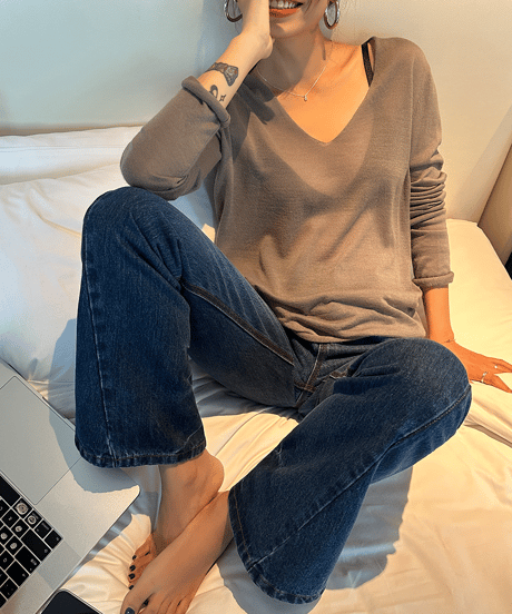 riveted denim pants / 2color　hm1424