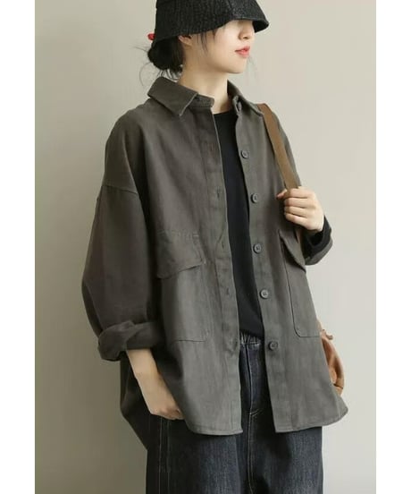 plus size jacket / 2color　hm2503