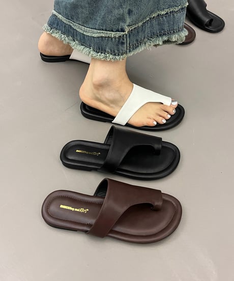 flat thong sandal / 3color　hm1591