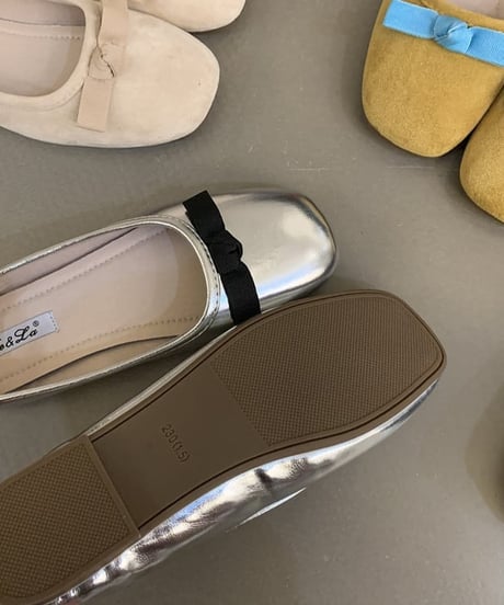 ribbon ballet shoes / 6color　hm1986