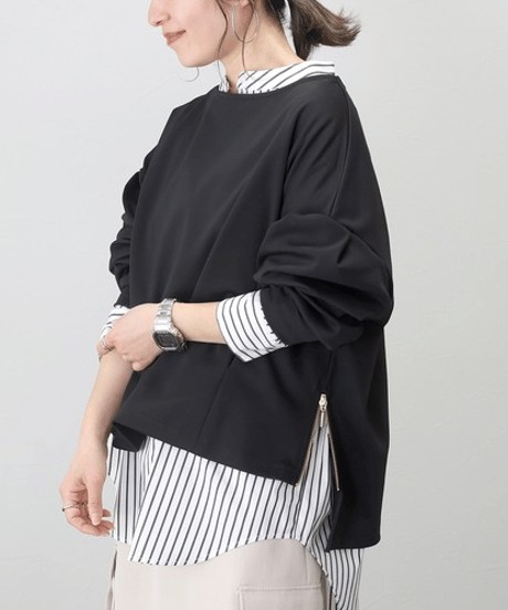 side zipper pullover / 4color　hm2647