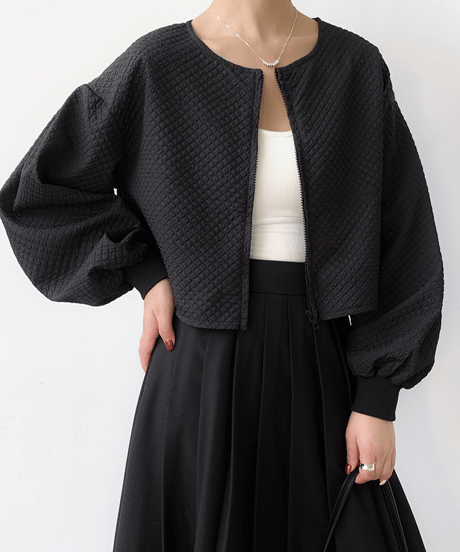 quilted bolero jacket　hm2585