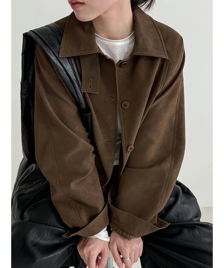 stand collar blouson / 2color　hm2739