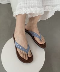 studs strap sandal / 4color　hm2259