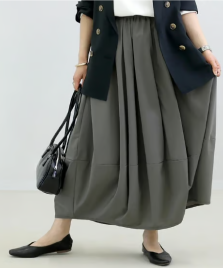 volume balloon skirt  / 2color　hm2634
