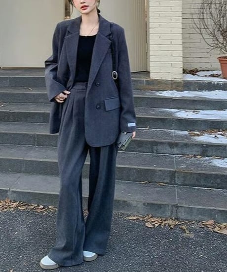 chic pants suit set　hm2508