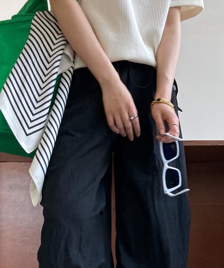 casual wide pants / 2color　hm2061