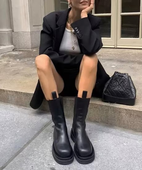 side gore boots　hm1714