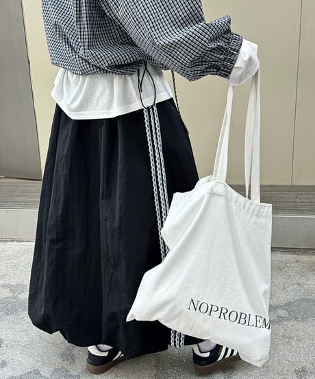 gathered balloon skirt　hm2079