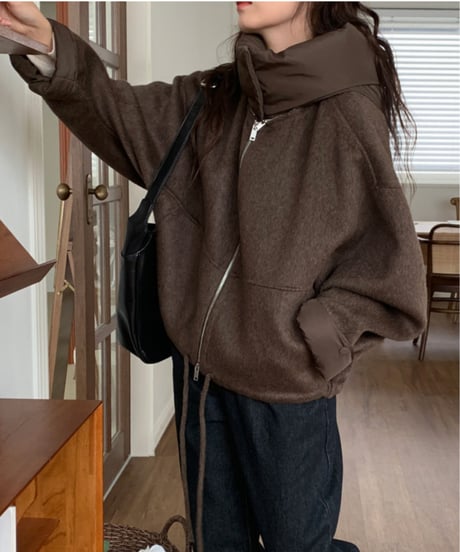 modern zip jacket / 5color　hm2723