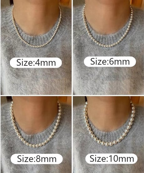 elegant pearl necklace　hm2121