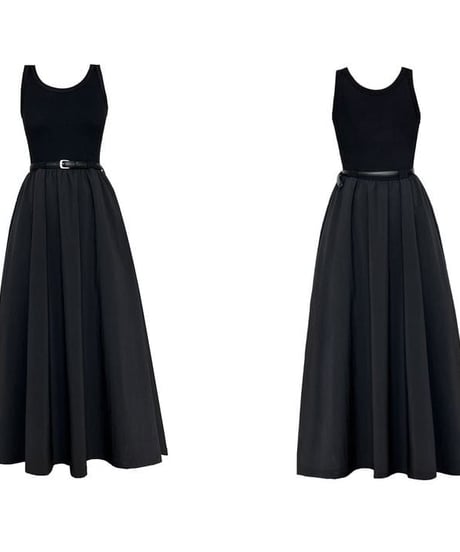 elegant scoop dress / 2color　hm2216