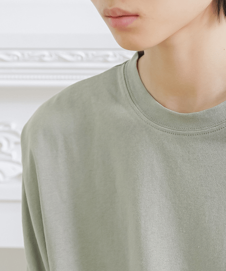 side slit tee / 8color　hm2963