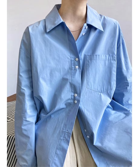 double button shirt / 2color　hm2053