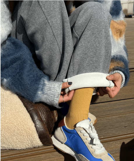 fleece thickened pants / 2color　hm1064