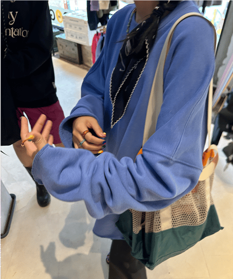 oversized cotton sweatshirt / 2color　hm1906