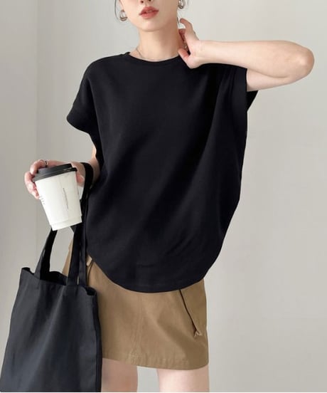 wide shoulder t-shirt / 5color　hm1348