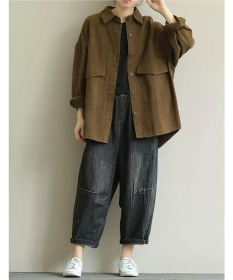 plus size jacket / 2color　hm2503