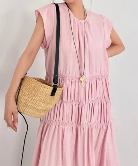 tiered long one-piece　hm2243