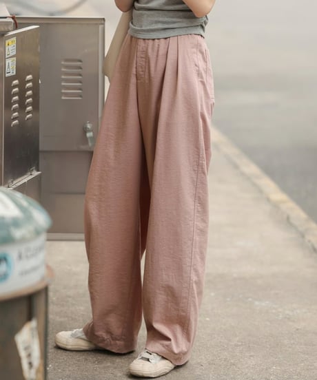 tuck wide pants / 3color　hm2110