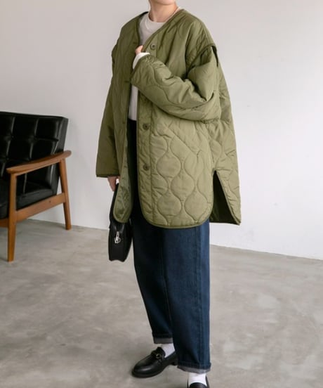 2-way quilted jacket / 3color　hm2688