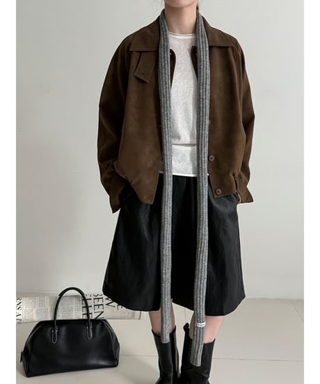 stand collar blouson / 2color　hm2739