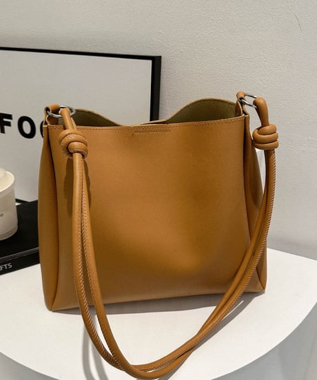 knot handle bucket bag / 4color　hm2835