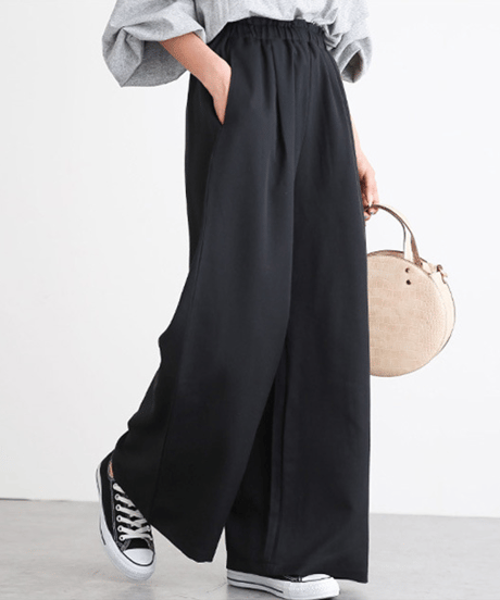 tuck wide pants / 5color　hm2974