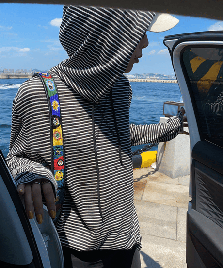 border light hoodie / 2color　hm1287