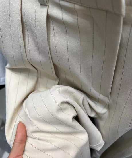 stripe tuck pants / 3color　hm1597