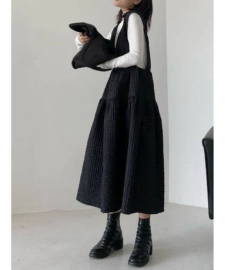 v neck strap dress　hm2026