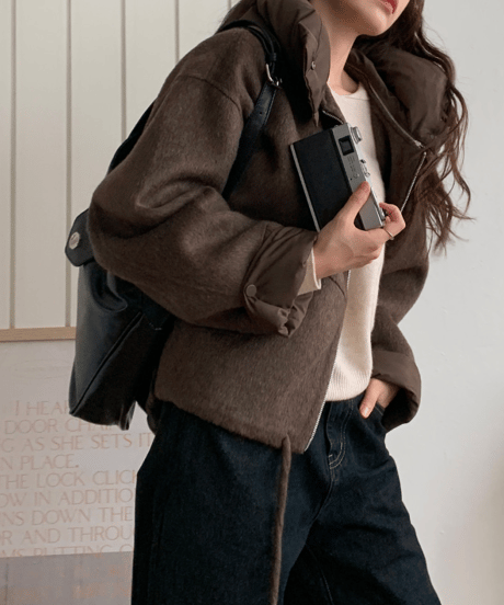 modern zip jacket / 5color　hm2723
