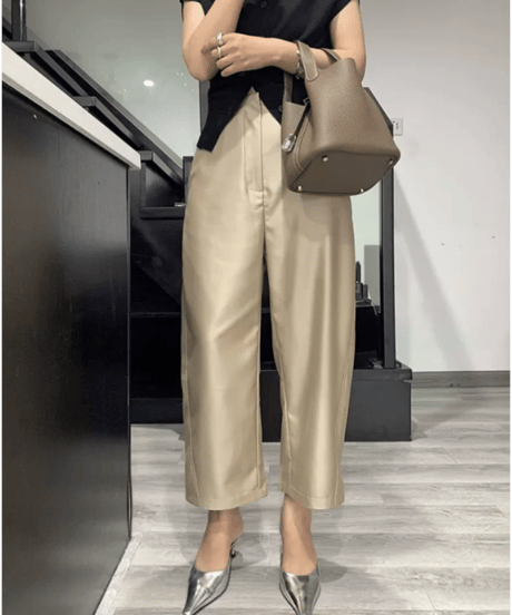 smooth tapered pants / 2color　hm2932