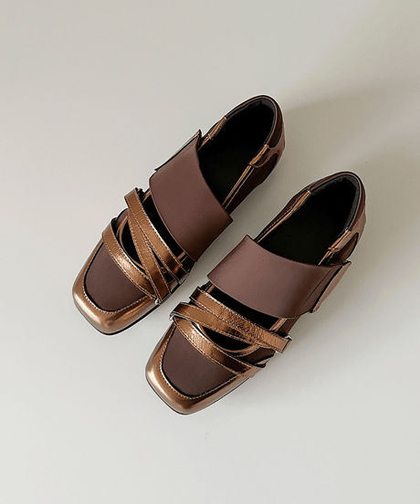 square mary shoes / 3color　hm2734