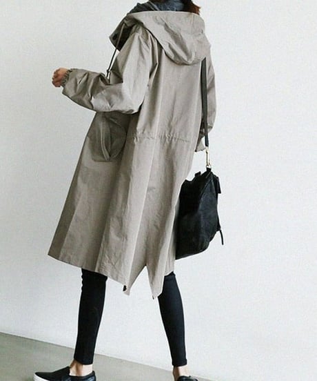 《即納》hoodie spring coat / 5color　hm1990